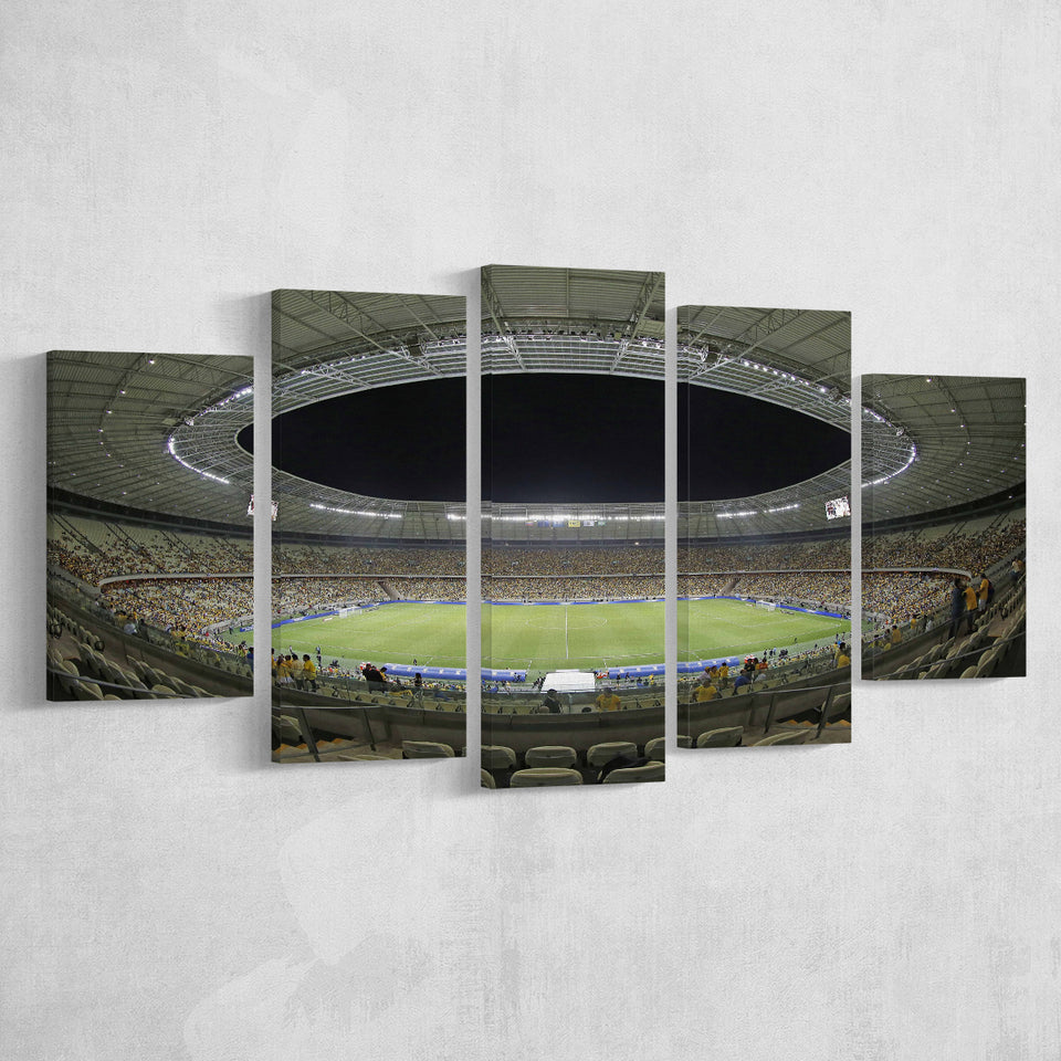 Neo Qu?ica Arena, Stadium Canvas, Sport Art, Large Canvas, Multi Panels, Canvas Prints Wall Art Decor