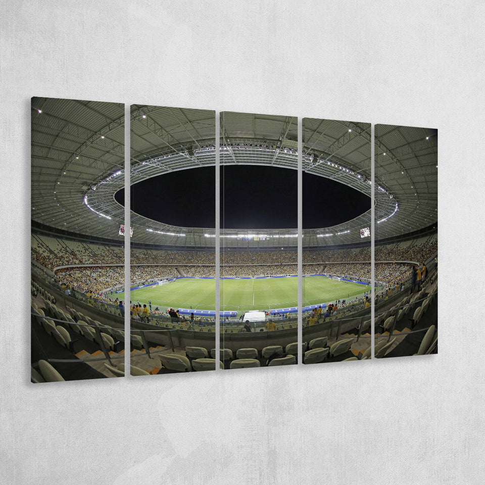 Neo Química Arena, Stadium Canvas, Sport Art, Gift for him, Multi Panels B, Canvas Prints Wall Art Decor