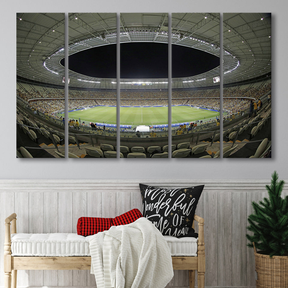 Neo Química Arena, Stadium Canvas, Sport Art, Gift for him, Multi Panels B, Canvas Prints Wall Art Decor