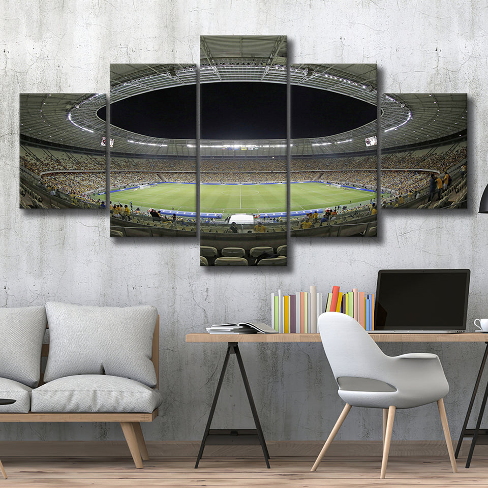 Neo Qu?ica Arena, Stadium Canvas, Sport Art, Large Canvas, Multi Panels, Canvas Prints Wall Art Decor