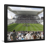 Neo Química Arena in Brazil, Stadium Canvas, Sport Art, Gift for him, Framed Art Prints Wall Art Decor, Framed Picture