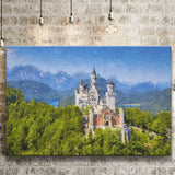 Neuschwanstein Castle Germany Canvas Prints Wall Art Decor - Paiting Canvas, Art Prints, Wall Decor, For Sale