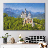 Neuschwanstein Castle Germany Canvas Prints Wall Art Decor - Paiting Canvas, Art Prints, Wall Decor, For Sale