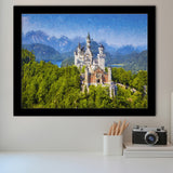 Neuschwanstein Castle Germany Framed Art Prints Wall Decor - Painting Prints, Framed Picture, Home Decor