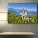 Neuschwanstein Castle Germany Canvas Prints Wall Art Decor - Paiting Canvas, Art Prints, Wall Decor, For Sale