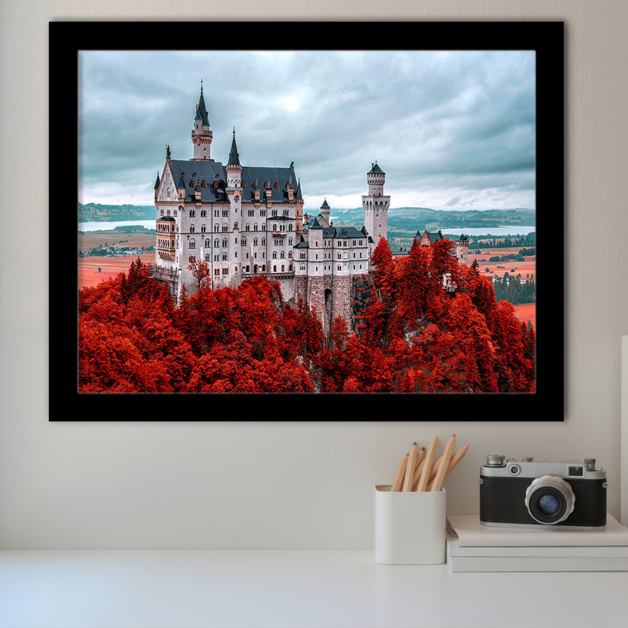 Neuschwanstein Germany Framed Art Prints Wall Art Decor, Framed Picture, Home Decor