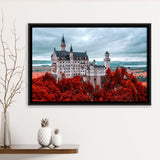 Neuschwanstein Germany Framed Canvas Prints Wall Art Decor, Framed Picture, Floating Frame
