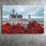 Neuschwanstein Germany Canvas Prints Wall Art Decor - Painting Canvas,Home Decor, Ready to Hang