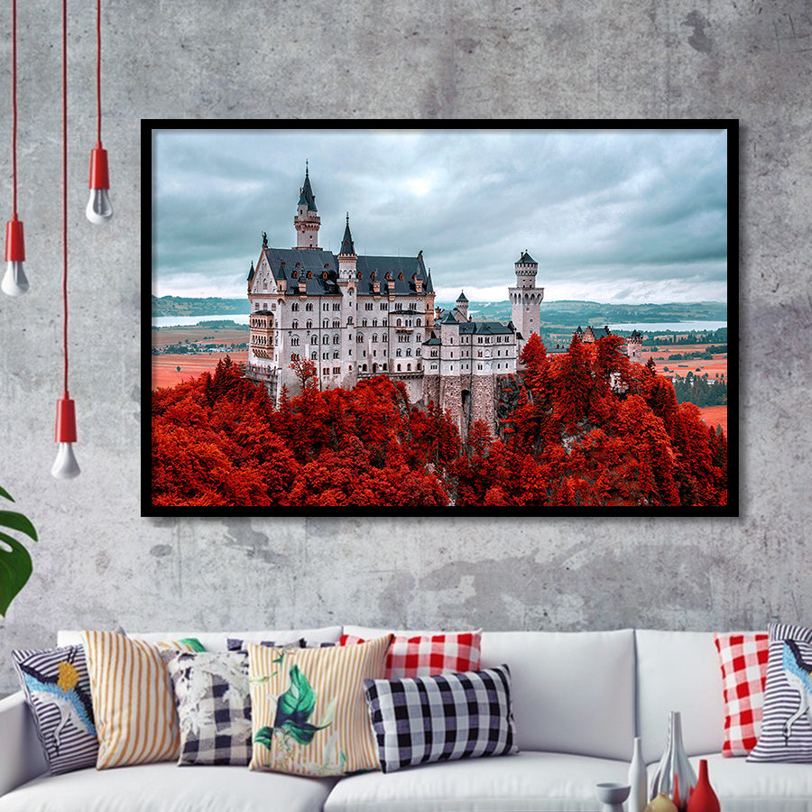 Neuschwanstein Germany Framed Art Prints Wall Art Decor, Framed Picture, Home Decor