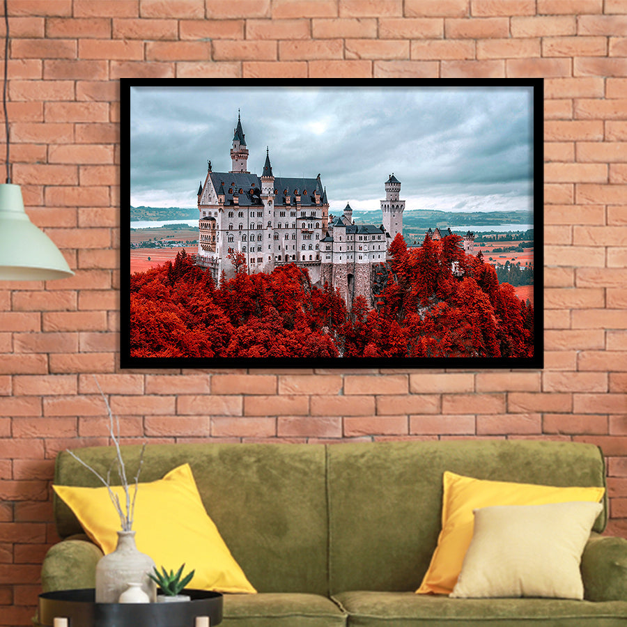 Neuschwanstein Germany Framed Art Prints Wall Art Decor, Framed Picture, Home Decor