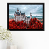Neuschwanstein Germany Framed Canvas Prints Wall Art Decor, Framed Picture, Floating Frame