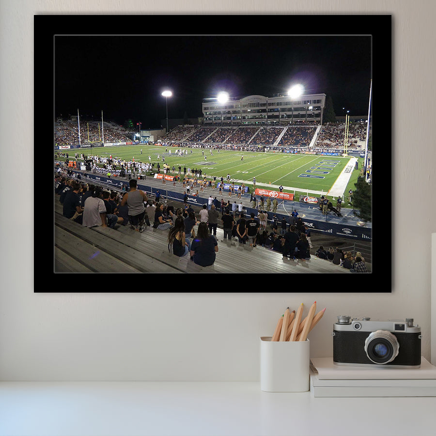 Nevada Wolf Pack Wall Art Mackay Stadium Art Prints,Sport Stadium Art Prints, Fan Gift, Wall Decor