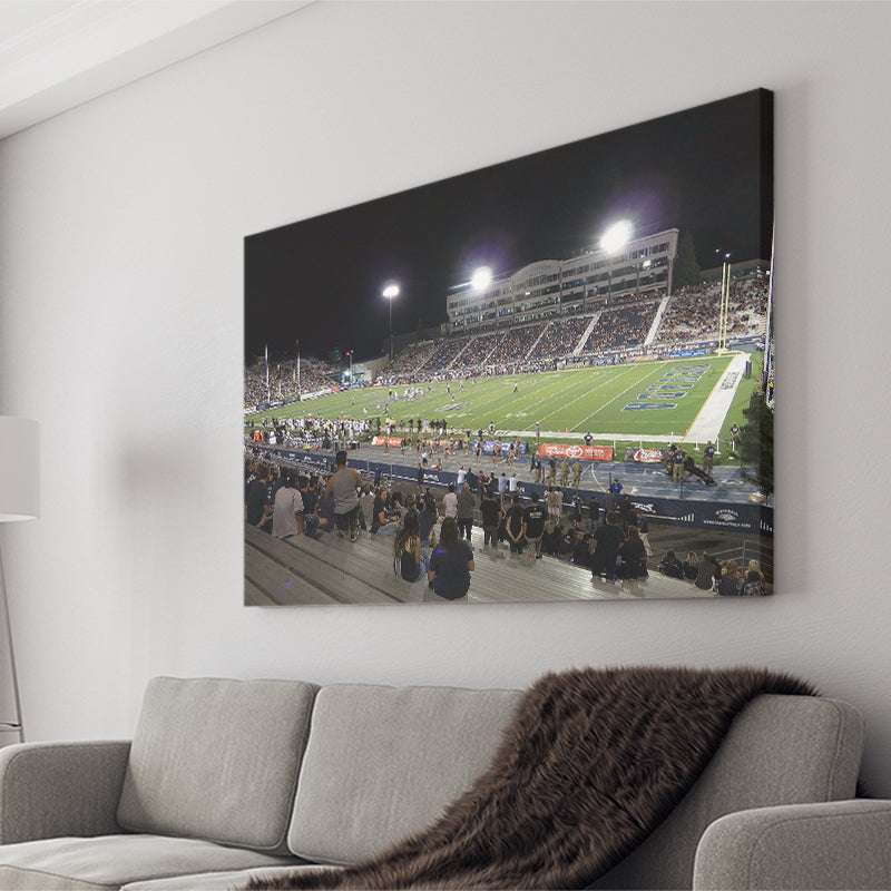 Nevada Wolf Pack Wall Art Mackay Stadium Canvas Prints,Sport Stadium Art Prints, Fan Gift, Wall Decor