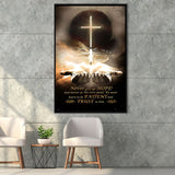 Never Give Up Hope Canvas Art Jesus Canvas Framed Canvas Prints Wall Art - Painting Canvas, Framed Picture, Home Art Decor