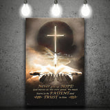 Never Give Up Hope Canvas Art Jesus Canvas Canvas Prints Wall Art - Painting Canvas, Wall Decor, Home Decor