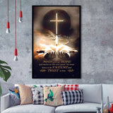 Never Give Up Hope Art Jesus Framed Art Print Wall Decor - Painting Art, Framed Picture, Home Decor