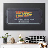 Never Look Back Success Story Canvas Prints Wall Art - Painting Canvas,Office Business Motivation Art, Wall Decor