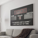 Never Lost A Game Canvas Prints Wall Art - Painting Canvas,Office Business Motivation Art, Wall Decor