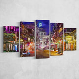 New Orleans Louisiana May V10 5 Pieces Mixed Canvas Prints Wall Art Home Decor