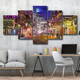 New Orleans Louisiana May V10 5 Pieces Mixed Canvas Prints Wall Art Home Decor