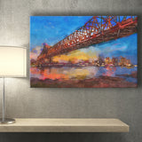 New Orleans Louisiana Usa Crescent City City Art Watercolor Canvas Prints Wall Art Home Decor, Large Canvas