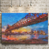 New Orleans Louisiana Usa Crescent City City Art Watercolor Canvas Prints Wall Art Home Decor, Large Canvas