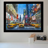 New York City Beautiful City Art Watercolor Framed Art Prints Wall Art Decor,Framed Picture