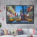 New York City Beautiful City Art Watercolor Framed Art Prints Wall Art Decor,Framed Picture
