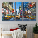 New York City Beautiful 5 Pieces Extra Large Canvas Prints Wall Art Home Decor