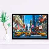 New York City Beautiful City Art Watercolor Framed Art Prints Wall Art Decor,Framed Picture