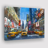 New York City Beautiful City Art Watercolor Canvas Prints Wall Art Home Decor, Large Canvas