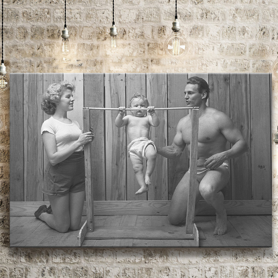 New Baby Black And White Print, Baby'S First Birthday Canvas Prints Wall Art Home Decor