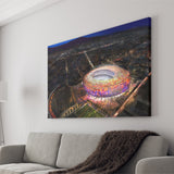 New Camp Nou Aerial View, Football Stadium Canvas Prints Wall Art - Painting Canvas, Wall Decor, Fan Gift, Art Prints