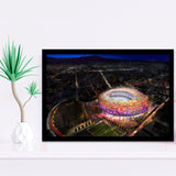 New Camp Nou Aerial View, Football Stadium Art Prints Wall Decor - Painting Prints, Wall Art, Fan Gift, For Sale