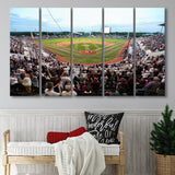 New Dudy Noble Field, Stadium Canvas, Sport Art, Gift for him, Multi Panels B, Canvas Prints Wall Art Decor