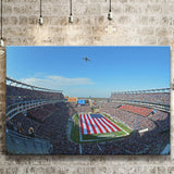 New England Patriots Stadium Canvas Prints Gillette Stadium Wall Art,Sport Stadium Art Prints, Fan Gift, Wall Decor