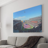 New England Patriots Stadium Canvas Prints Gillette Stadium Wall Art,Sport Stadium Art Prints, Fan Gift, Wall Decor
