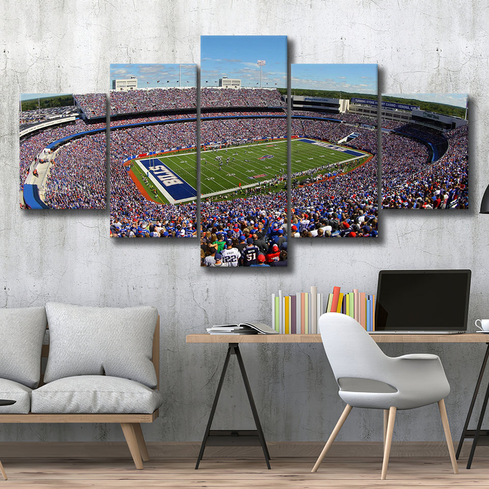 New Era Field Stadium, Stadium Canvas, Sport Art, Large Canvas, Multi Panels, Canvas Prints Wall Art Decor