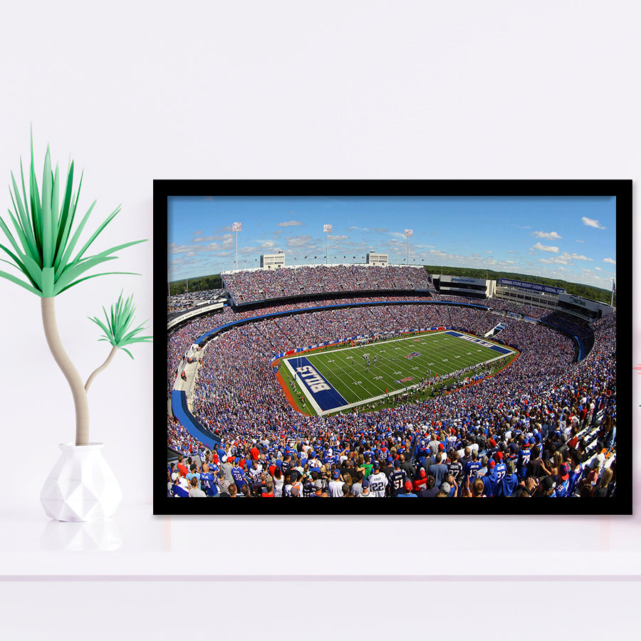 New Era Field Stadium, Stadium Canvas, Sport Art, Gift for him, Framed Art Prints Wall Art Decor, Framed Picture