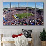 New Era Field Stadium, Stadium Canvas, Sport Art, Gift for him, Multi Panels B, Canvas Prints Wall Art Decor