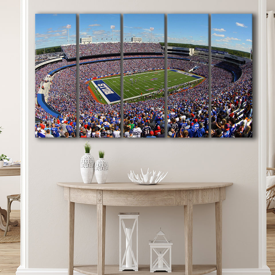 New Era Field Stadium, Stadium Canvas, Sport Art, Gift for him, Multi Panels B, Canvas Prints Wall Art Decor
