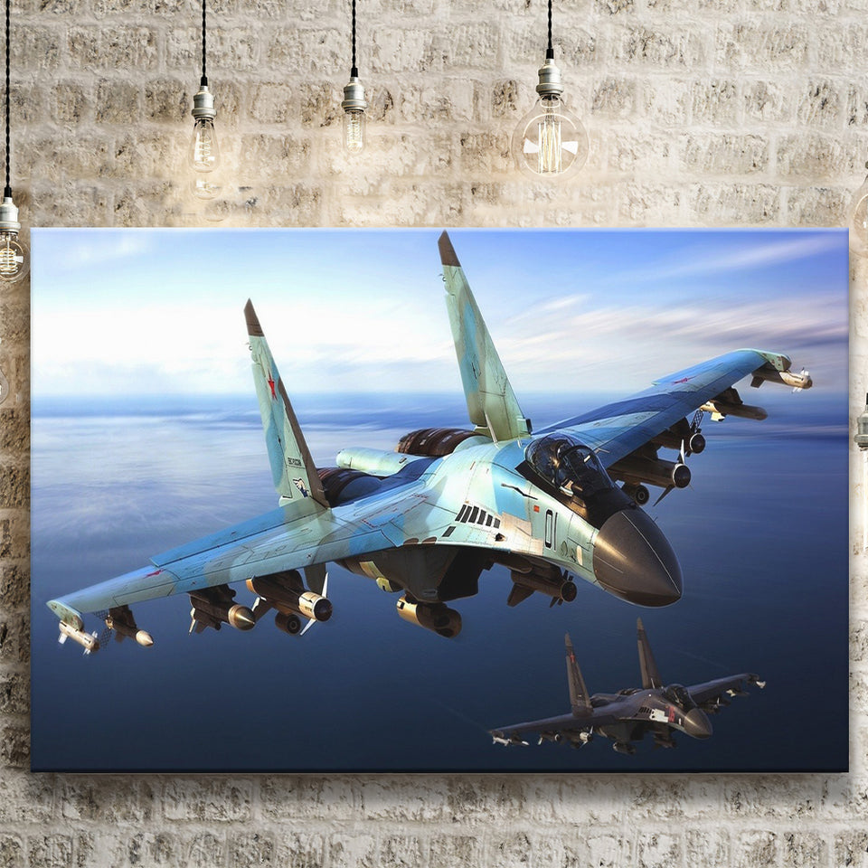 New Flankers Coming Soon Possibly As The Su 40 Canvas Prints Wall Art Decor - Painting Canvas, Art Prints, Ready to Hang