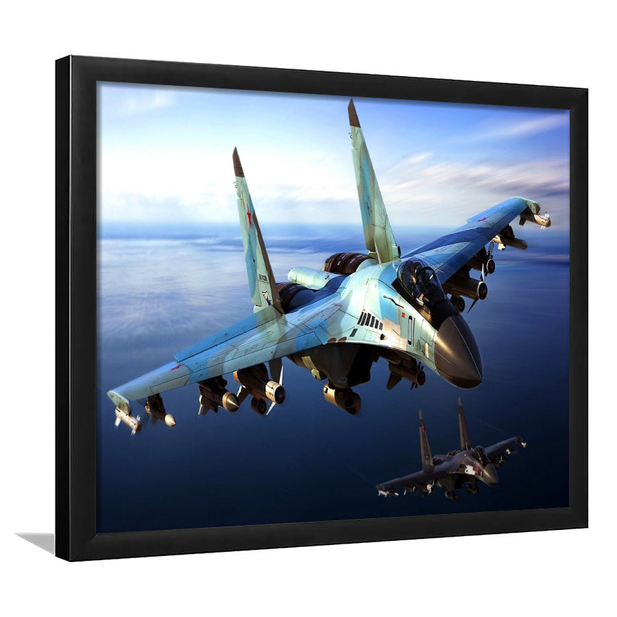 New Flankers Coming Soon Possibly As The Su 40 Framed Art Prints Wall Decor - Painting Art, Framed Picture, Ready to Hang