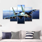 New Flankers Coming Soon Possibly As The Su 40 5 Piece Canvas Prints Wall Art Decor - Painting Canvas, Multi Panels