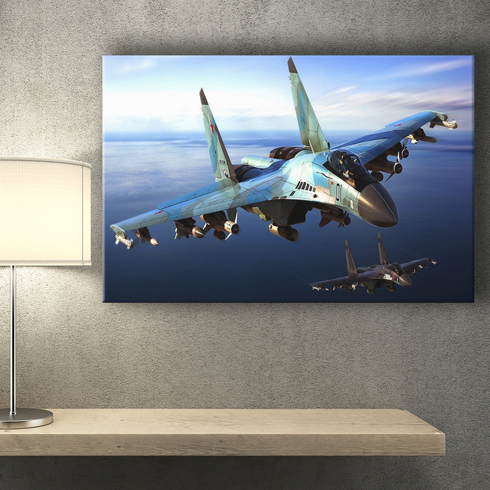 New Flankers Coming Soon Possibly As The Su 40 Canvas Prints Wall Art Decor - Painting Canvas, Art Prints, Ready to Hang