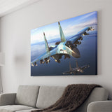 New Flankers Coming Soon Possibly As The Su 40 Canvas Prints Wall Art Decor - Painting Canvas, Art Prints, Ready to Hang