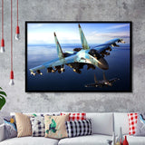 New Flankers Coming Soon Possibly As The Su 40 Framed Art Prints Wall Decor - Painting Art, Framed Picture, Ready to Hang