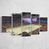 New Jersey Devils Stadium Canvas Prints Prudential Center Wall Art,Multi Panels,Sport Stadium Art Prints, Fan Gift