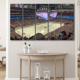 New Jersey Devils Stadium Canvas Prints Prudential Center Wall Art,Multi Panels B,Sport Stadium Art Prints, Fan Gift
