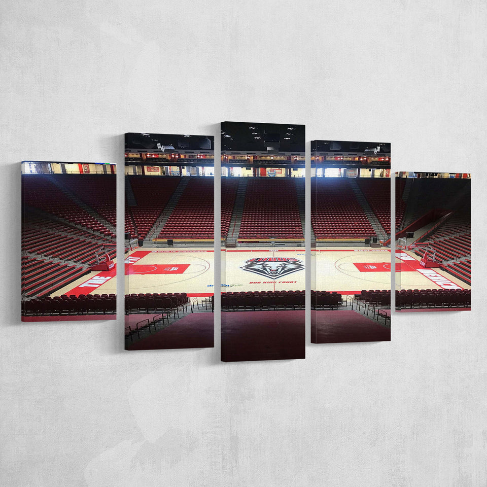 New Mexico Lobos Wall Art Dreamstyle Arena Stadium Canvas Prints,Multi Panels,Sport Stadium Art Prints, Fan Gift